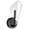 Nuvo Sedona, 13 Inch LED Sconce, Matte Black, Silk Screened Acrylic Lens 62/2282 - alternate 1